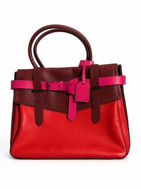 Reed Krakoff Boxer Tote Bag, Crimson Multi